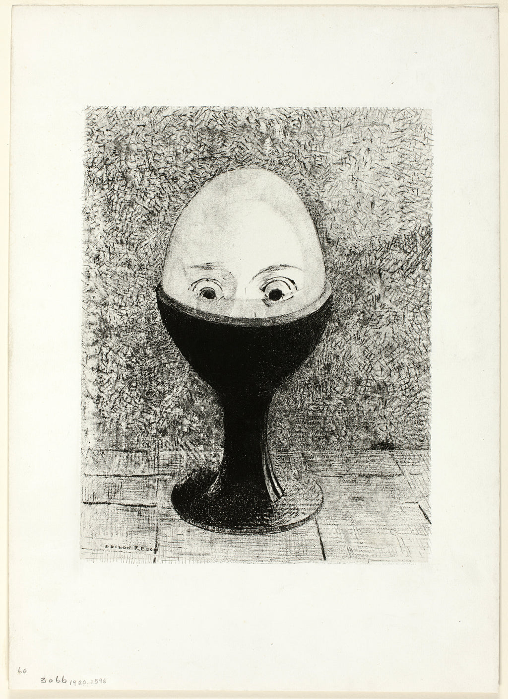 Női ujjatlan magasnyakú body (Odilon Redon - The Egg)