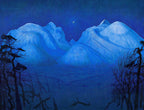 Wellsoft takaró (Harald Sohlberg- Winter Night in the Mountains)
