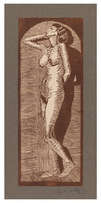 Törölköző (Vrouwelijk Naakt Staand - Abstract Female Nude Standing)