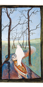 Törölköző (Hugo Simberg - The Stream of Life, On the River of Life)