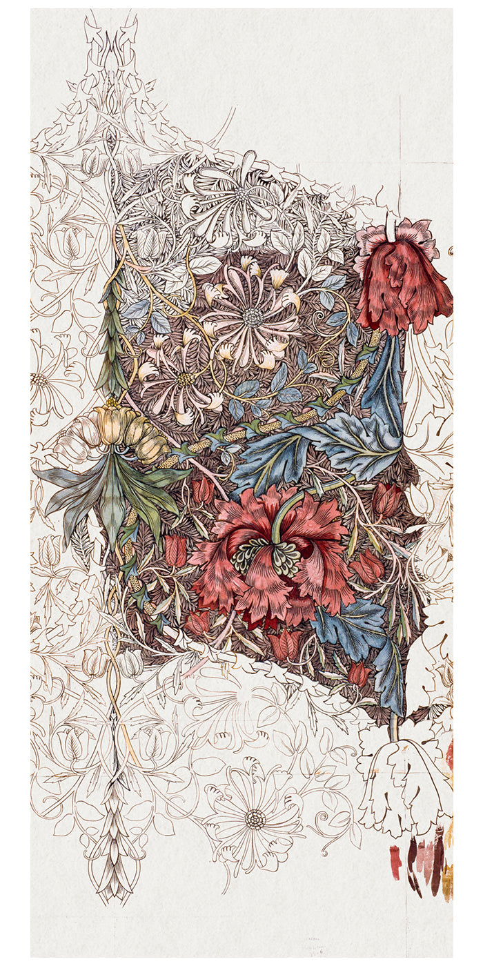 Törölköző (William Morris - Floral Pattern Studies V)