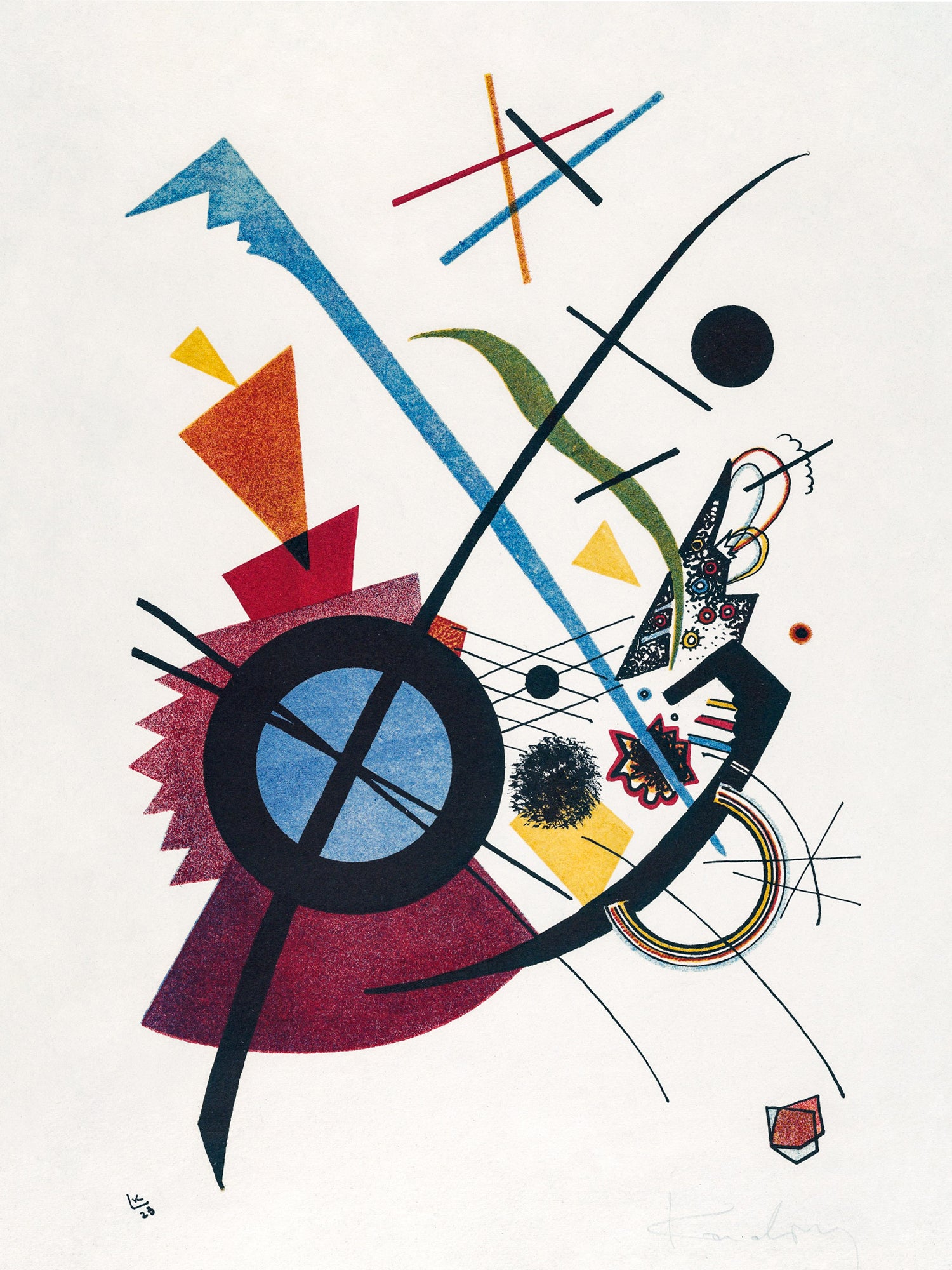 Törölköző (Wassily Kandinsky - Violet)