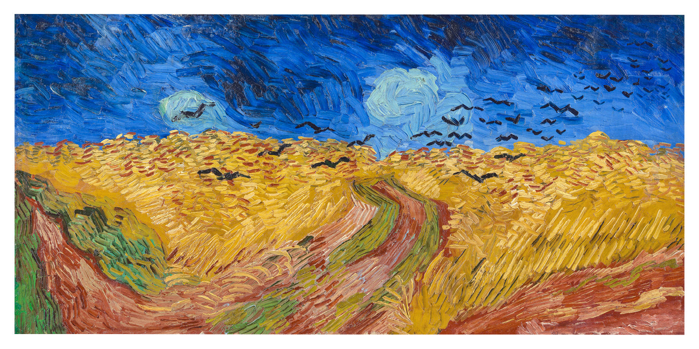 Törölköző (Vincent Van Gogh - Weathfield with crows)