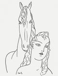 Wellsoft takaró (Leo Gestel - Woman with a Horse)