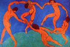 Női crop top ( Henri Matisse - Dance (II) )