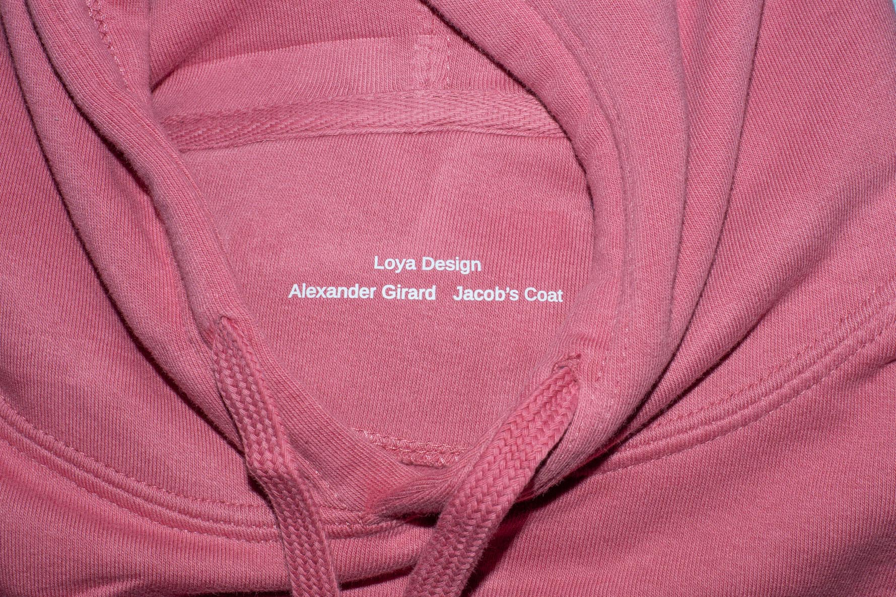 Rövid szabású női kapucnis melegítőfelső ( Alexander Girard - Jacob’s Coat )