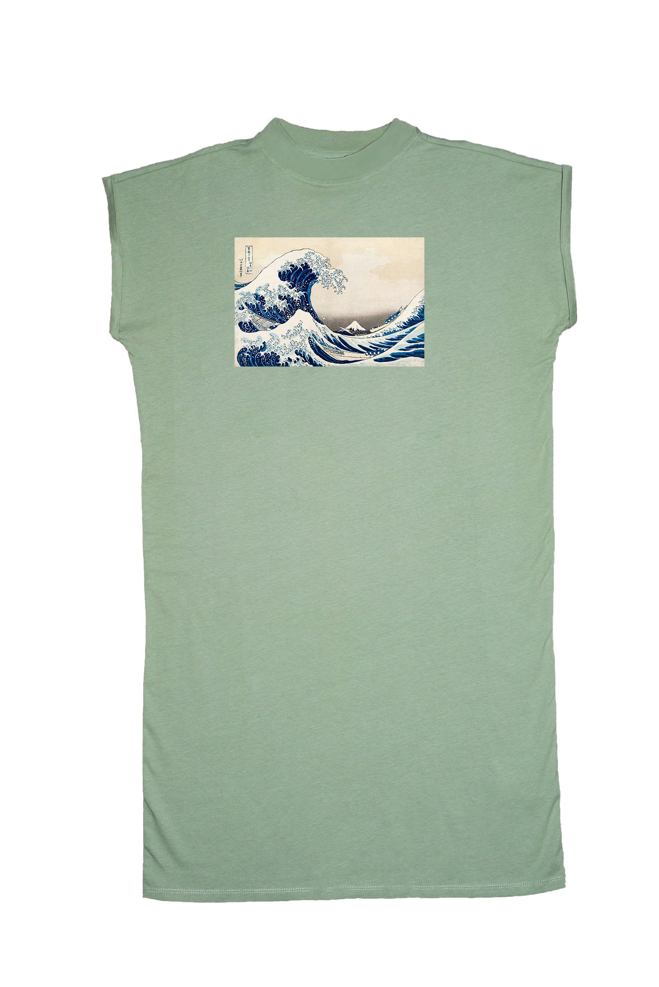 Női pólóruha ( Katsushika Hokusai- The Great Wave off Kanagawa )