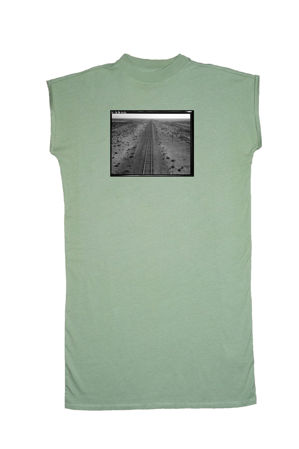 Női pólóruha ( Dorothea Lange - Railroad Tracks )