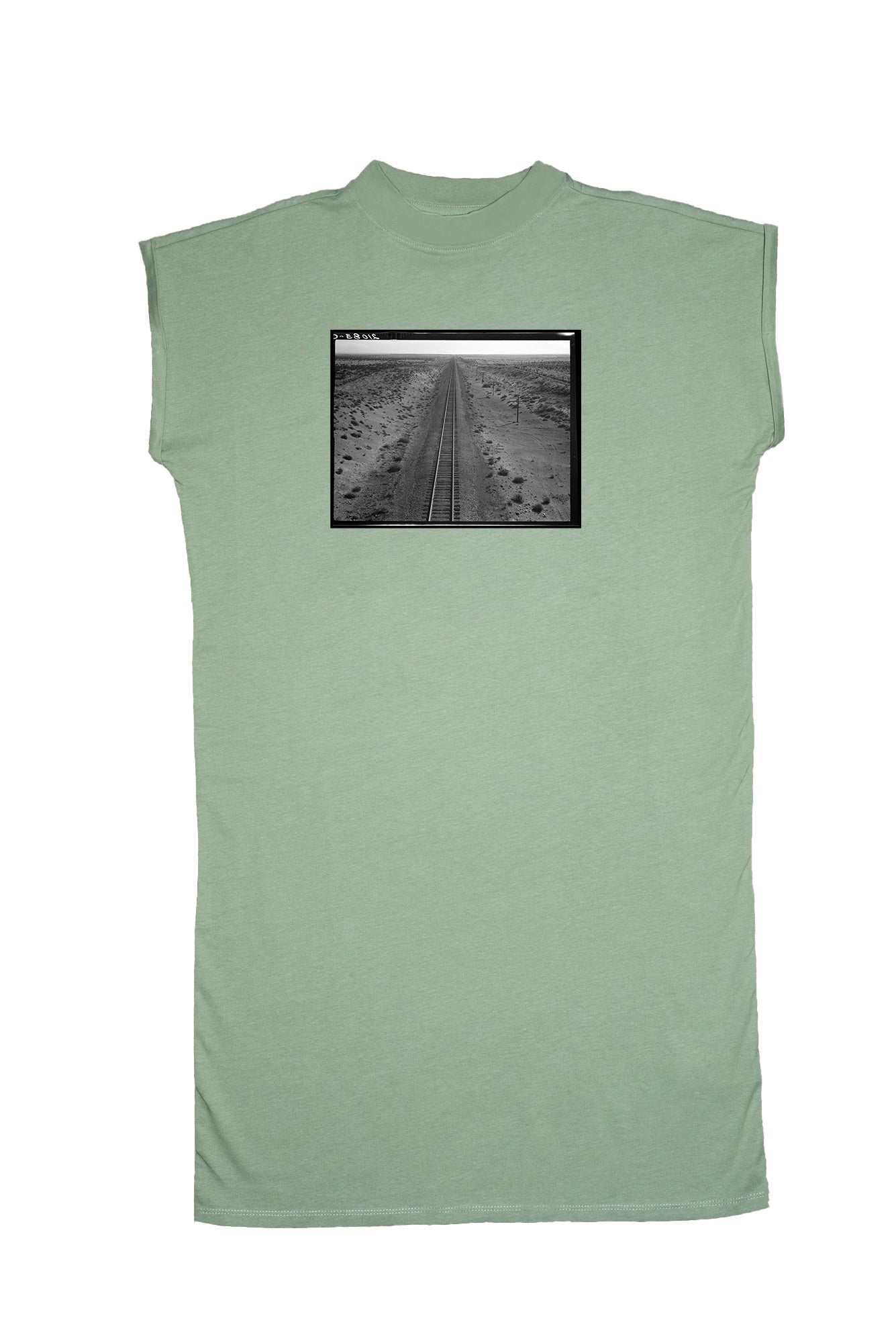 Női pólóruha ( Dorothea Lange - Railroad Tracks )