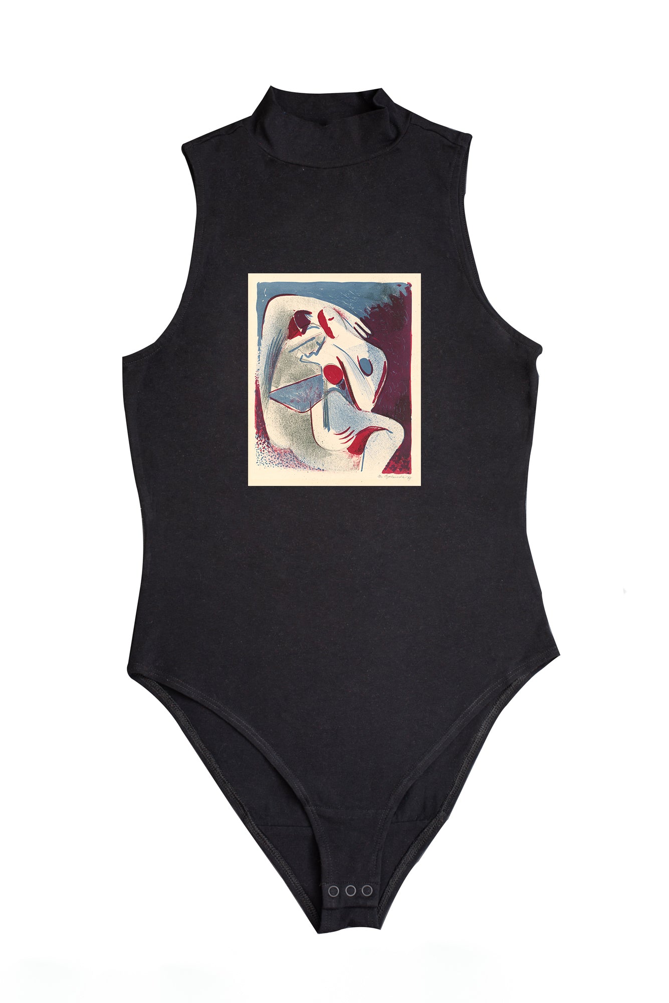 Női ujjatlan magasnyakú body (Mikuláš Galanda- Lovers)