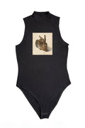 Női ujjatlan magasnyakú body ( Albrecht Dürer - Young Hare )