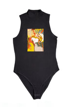 Női ujjatlan magasnyakú body (Georges de Feure - The source of evil)