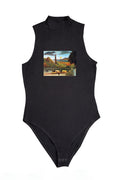 Női ujjatlan magasnyakú body (Henri Rousseau - The Seine and the Eiffel Tower in the Sunset)