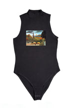 Női ujjatlan magasnyakú body (Henri Rousseau - The Seine and the Eiffel Tower in the Sunset)