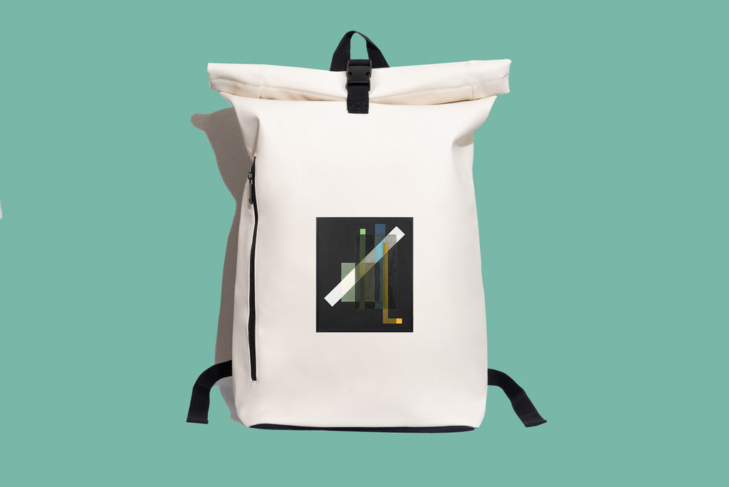 Modern stílusú hátizsák laptop zsebbel (Moholy-Nagy - László-Construction)