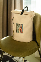 Modern stílusú hátizsák laptop zsebbel (Eadweard Muybridge - A galloping horse and rider)