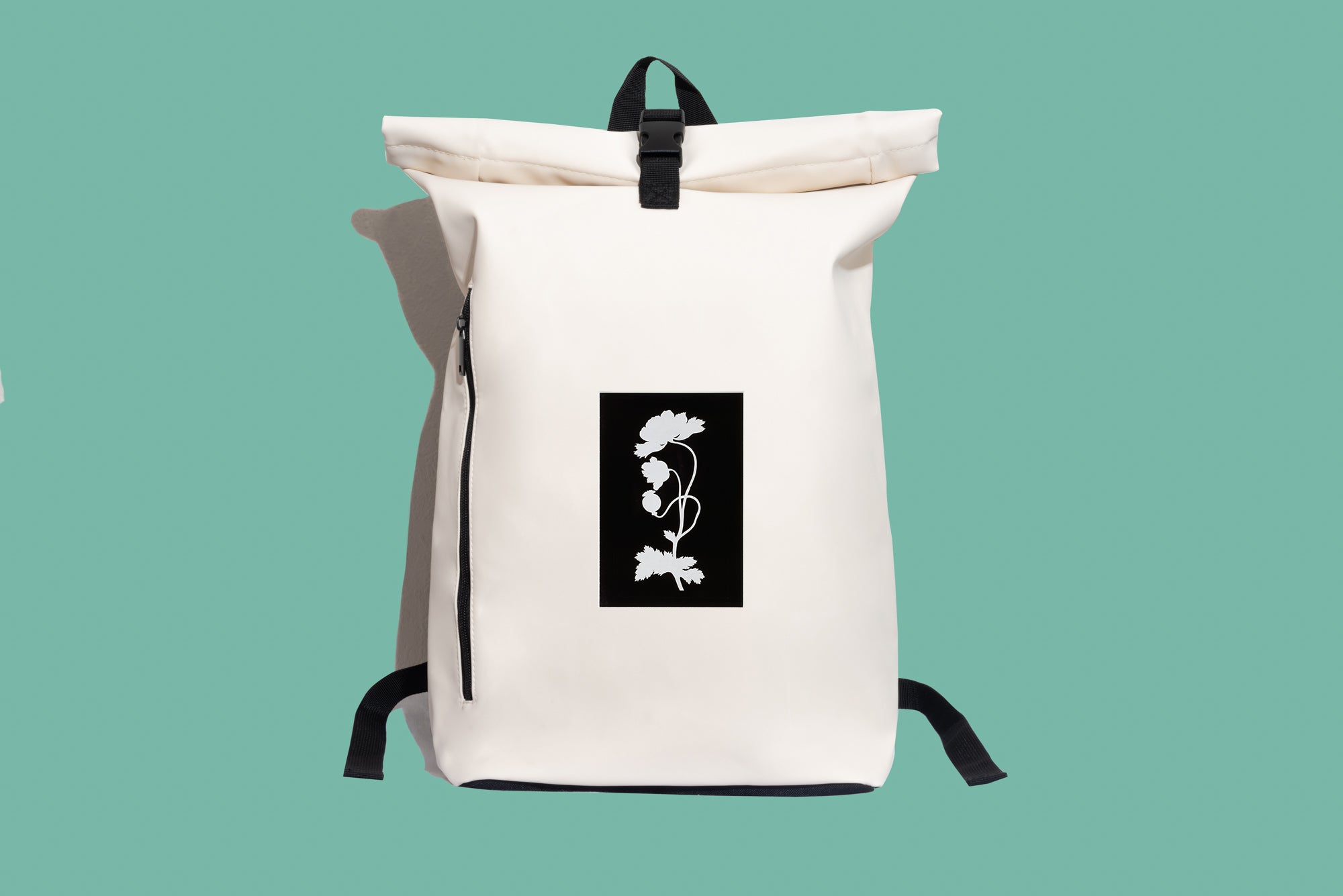 Modern stílusú hátizsák laptop zsebbel (Phillip Otto Runge - Poppy)