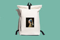 Modern stílusú hátizsák laptop zsebbel (Johannes Vermeer - Girl with a Pearl Earring)