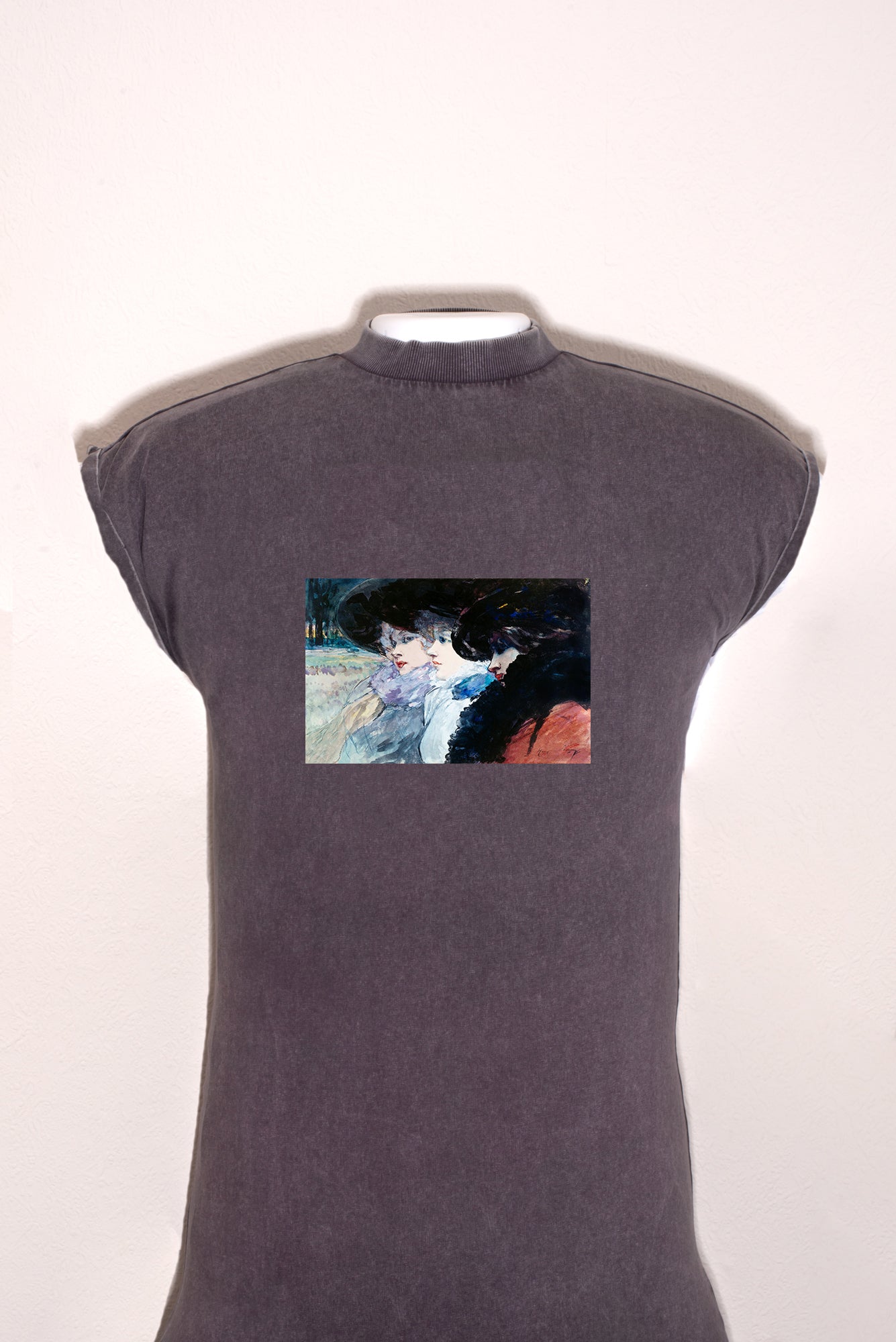 Hosszú női ruha (Henry Somm - Three women if profile)