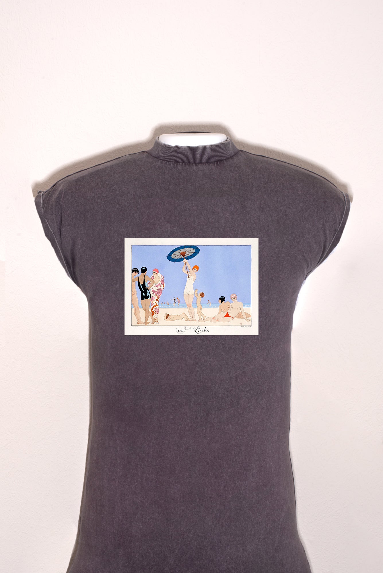 Hosszú női ruha (George Barbier - Au Lido)