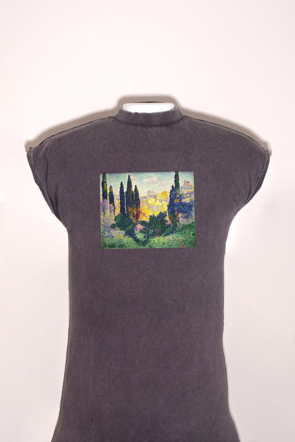 Hosszú női ruha (Henri-Edmond Cross - La Plaine de Bormes)