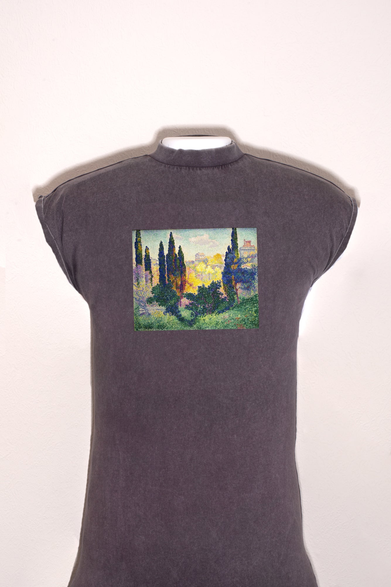 Hosszú női ruha (Henri-Edmond Cross - La Plaine de Bormes)