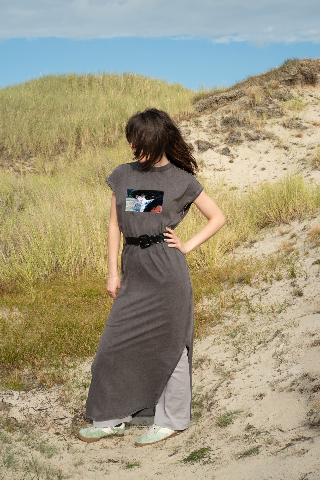 Hosszú női ruha (Henry Somm - Three women if profile)