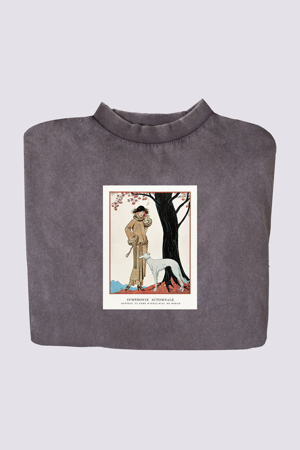 Hosszú női ruha (George Barbier - Symphonie Automnale)