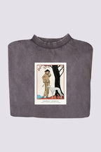 Hosszú női ruha (George Barbier - Symphonie Automnale)