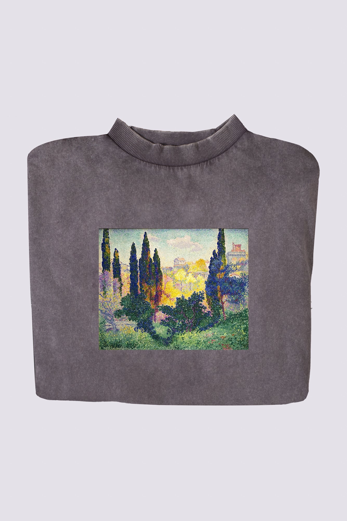 Hosszú női ruha (Henri-Edmond Cross - La Plaine de Bormes)