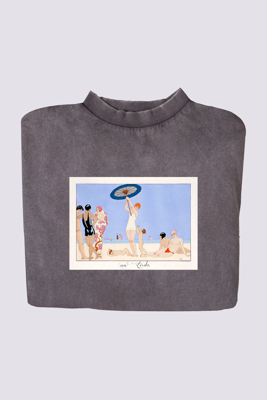 Hosszú női ruha (George Barbier - Au Lido)