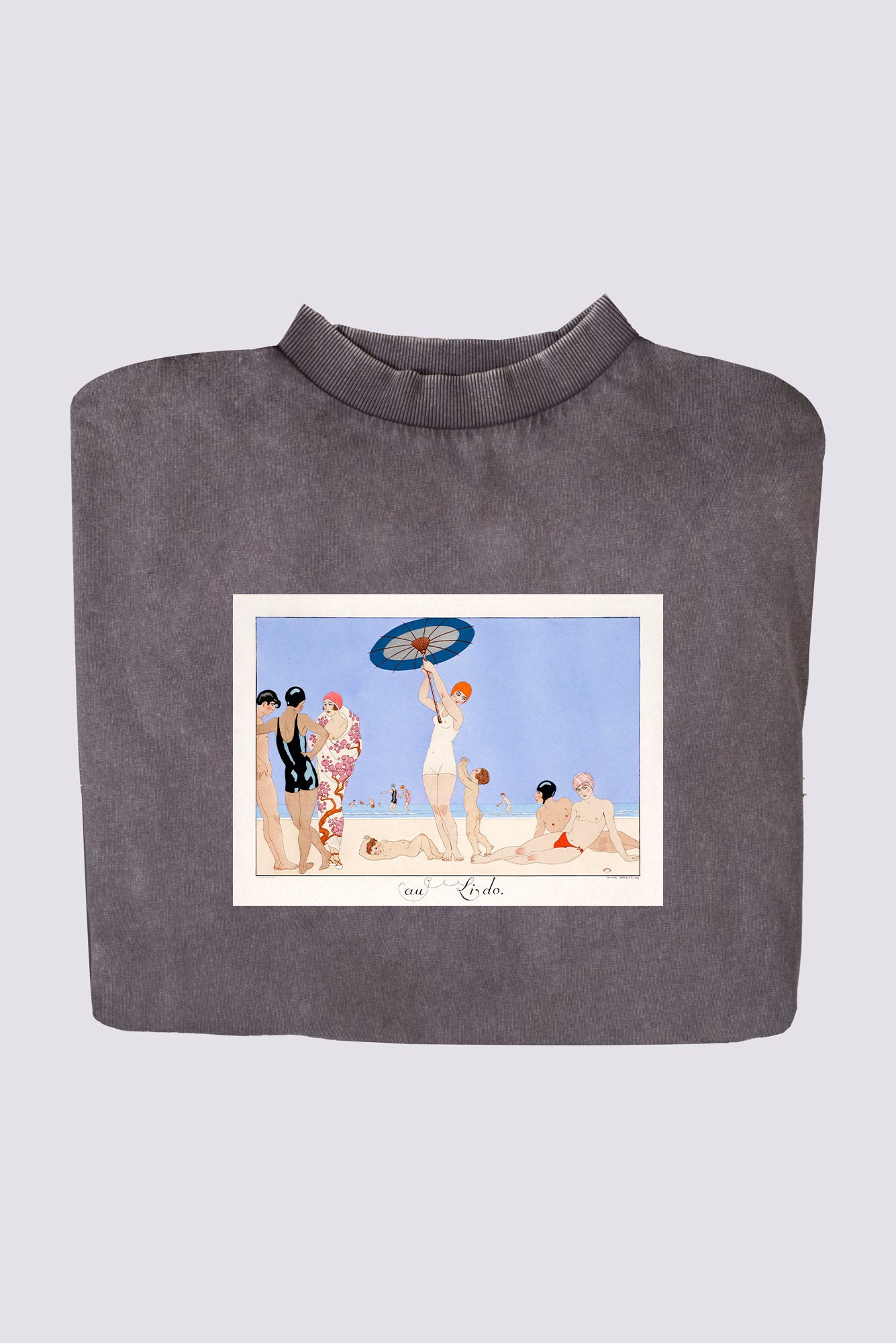 Hosszú női ruha (George Barbier - Au Lido)