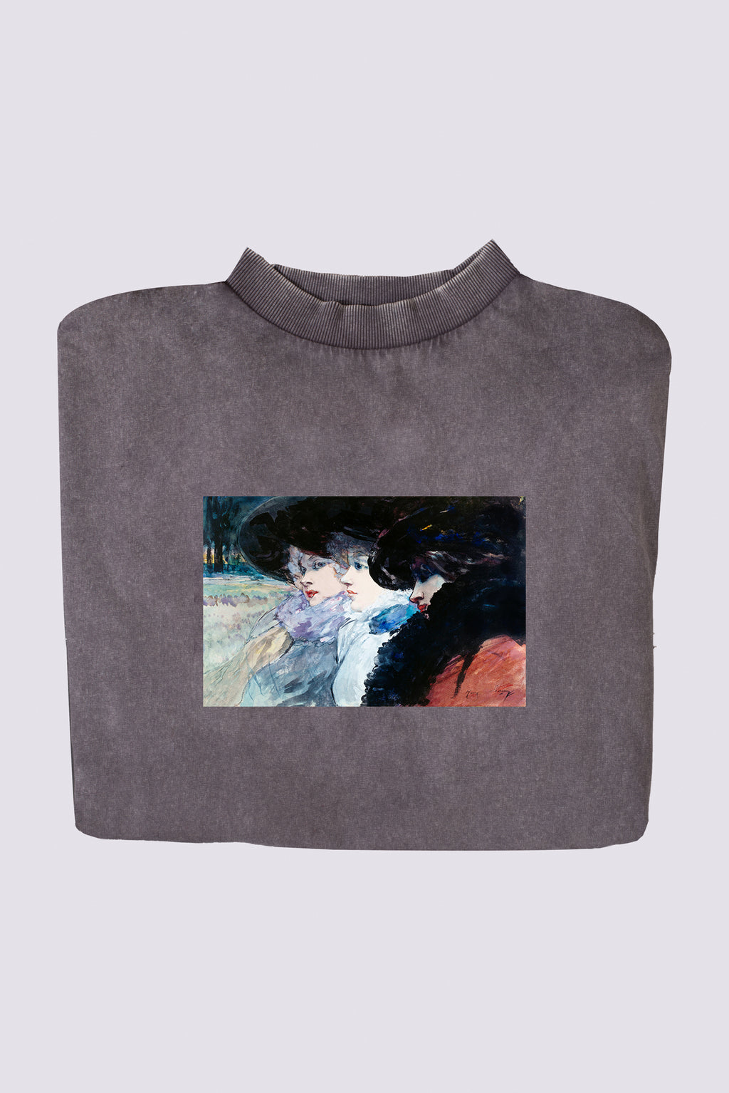 Hosszú női ruha (Henry Somm - Three women if profile)