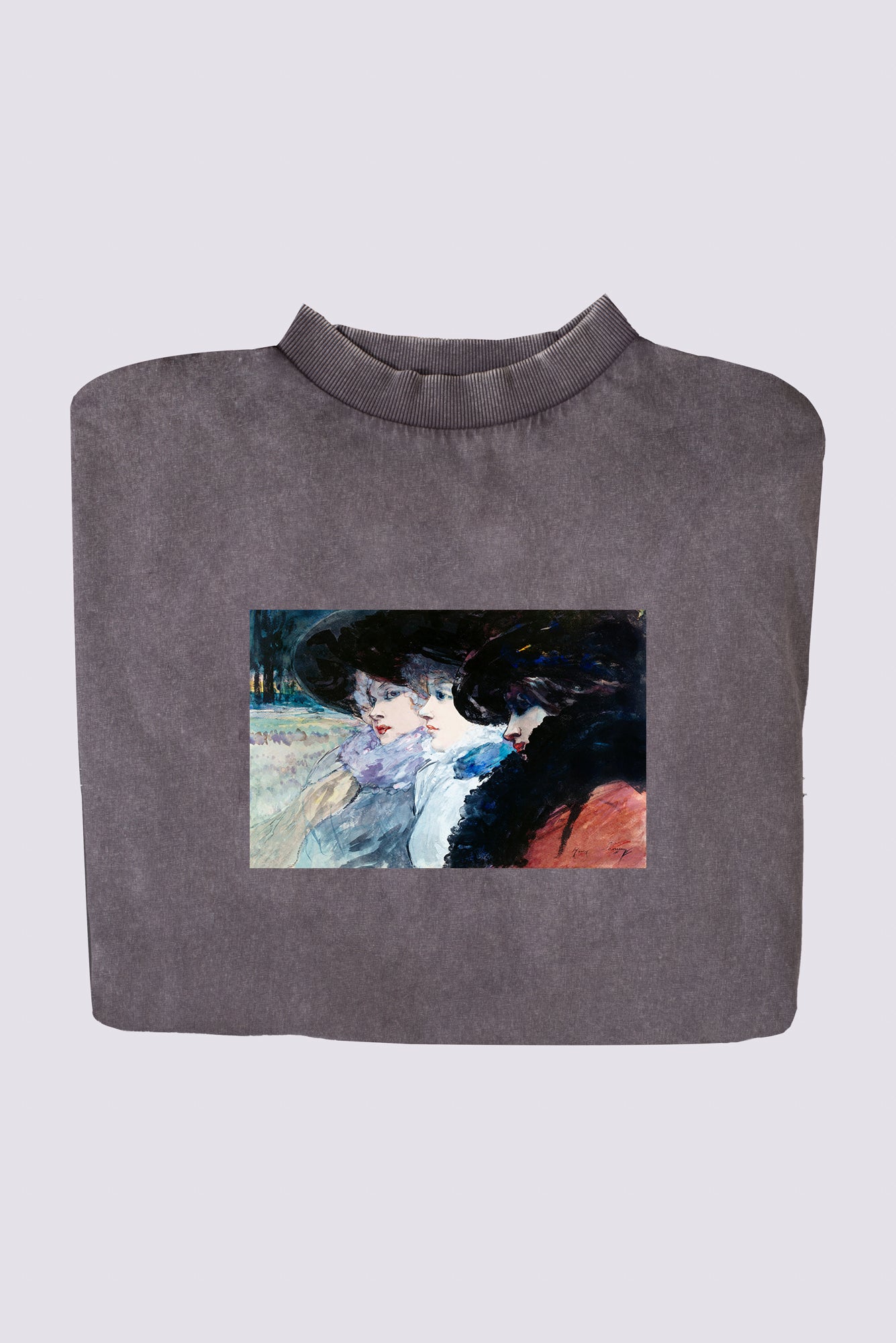 Hosszú női ruha (Henry Somm - Three women if profile)