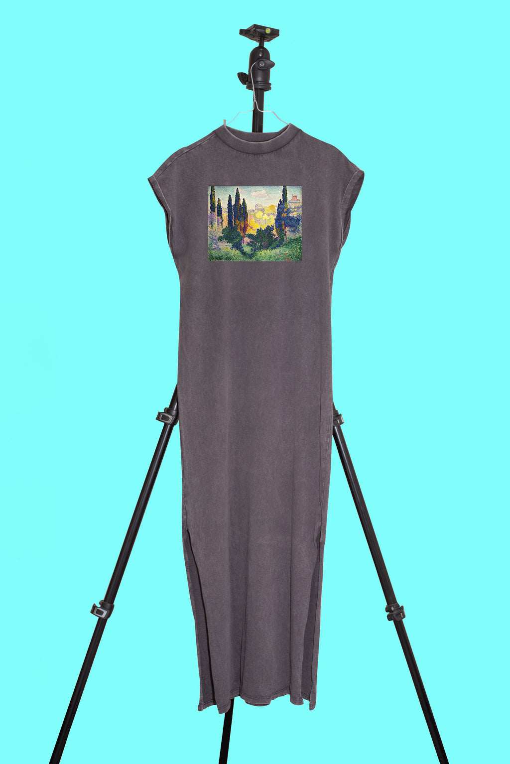 Hosszú női ruha (Henri-Edmond Cross - La Plaine de Bormes)