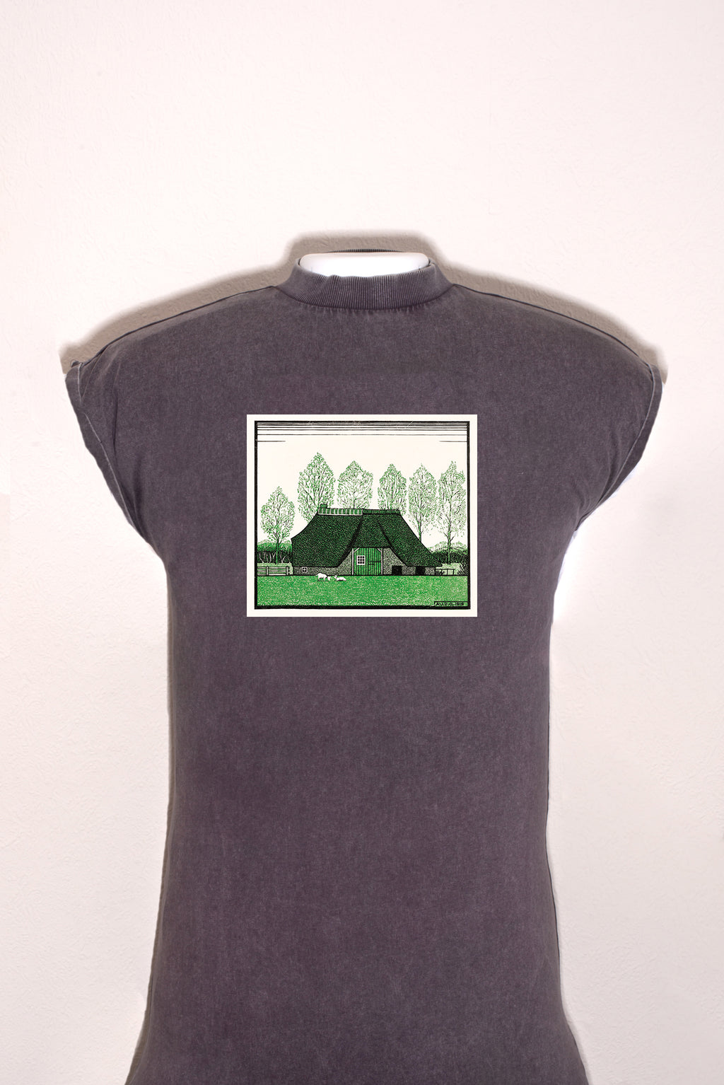 Hosszú női ruha (Julie de Graag - Farmhouse with thatched roof)