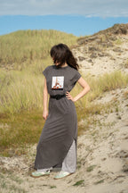 Hosszú női ruha (Charles Demuth - Chimneys, Ventilators)