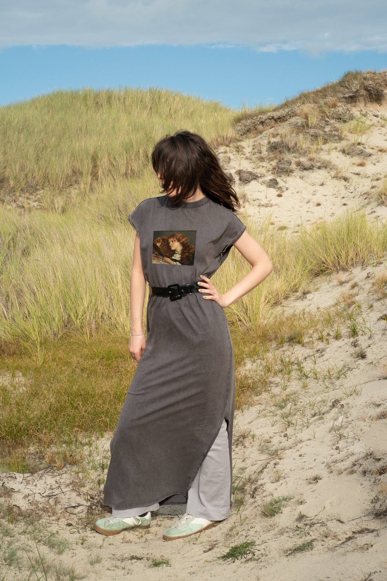 Hosszú női ruha (Gustave Courbet - Jo, the beautiful Irishwoman)