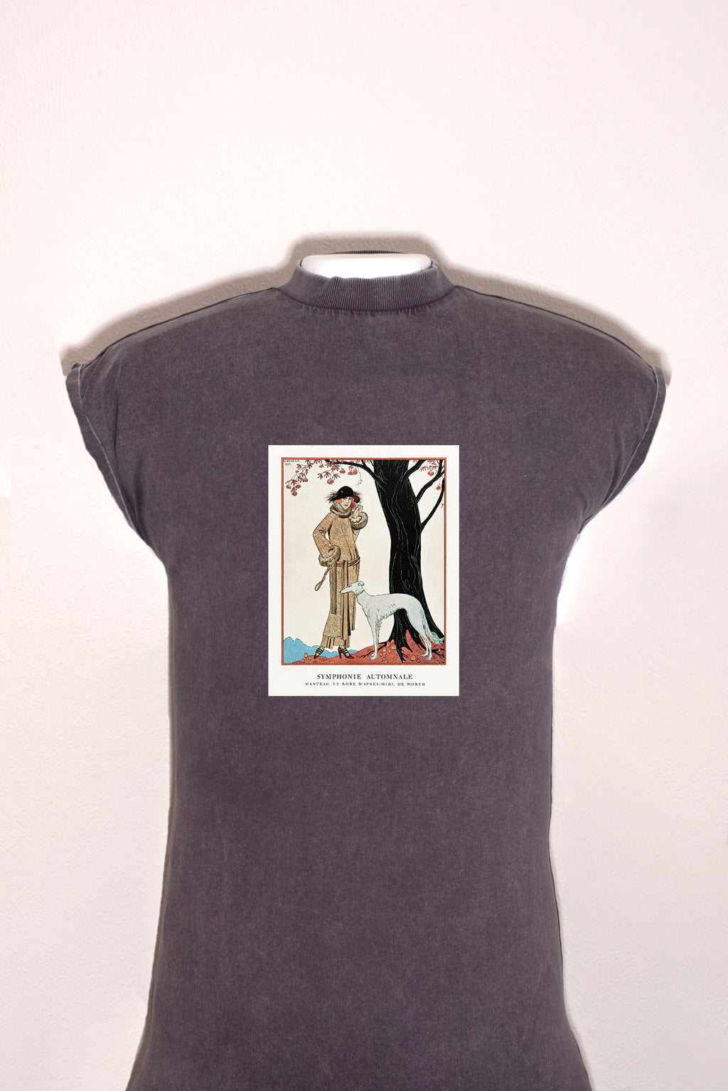 Hosszú női ruha (George Barbier - Symphonie Automnale)