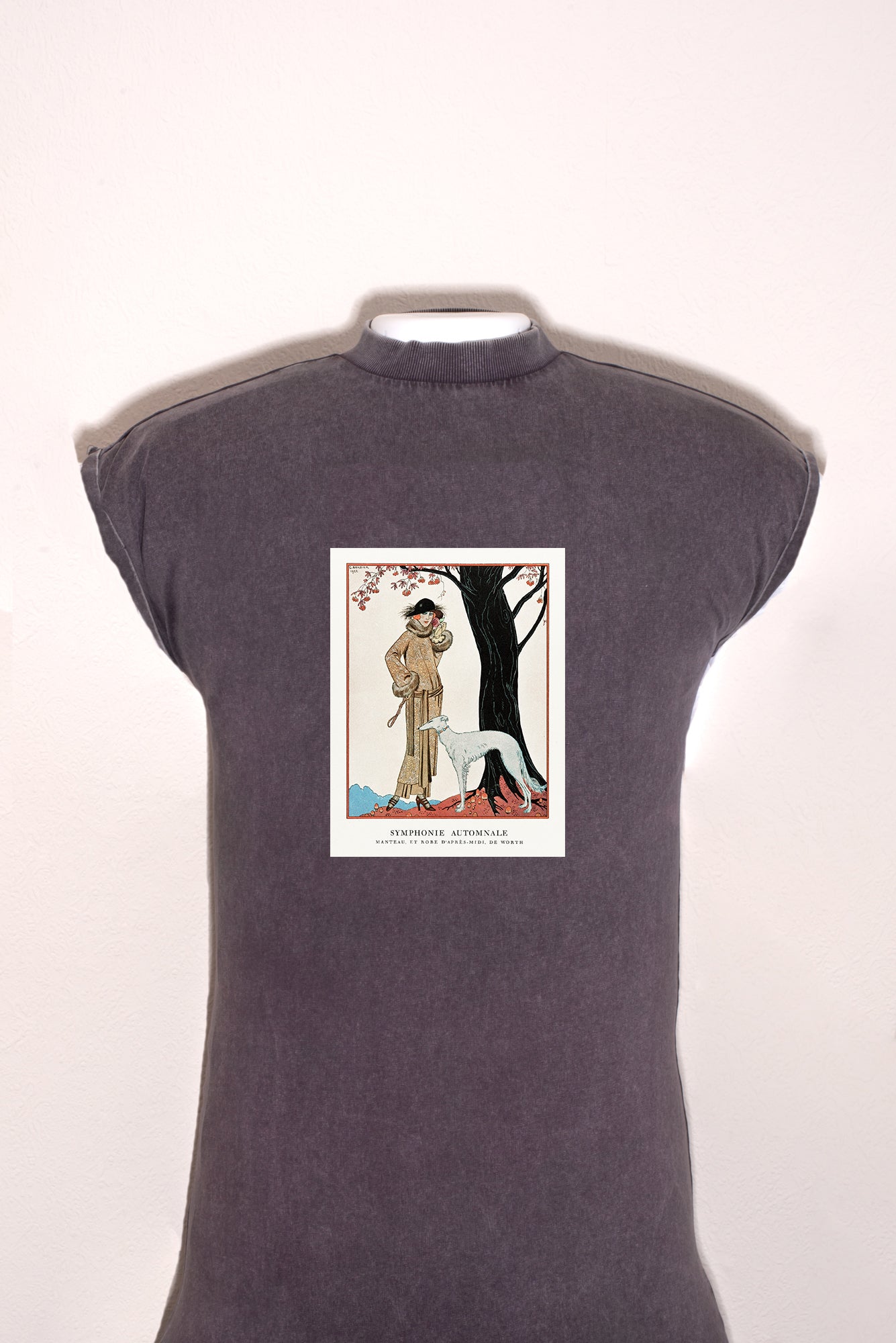 Hosszú női ruha (George Barbier - Symphonie Automnale)