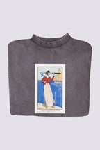 Hosszú női ruha ( George Barbier-  Costume de Yacht )
