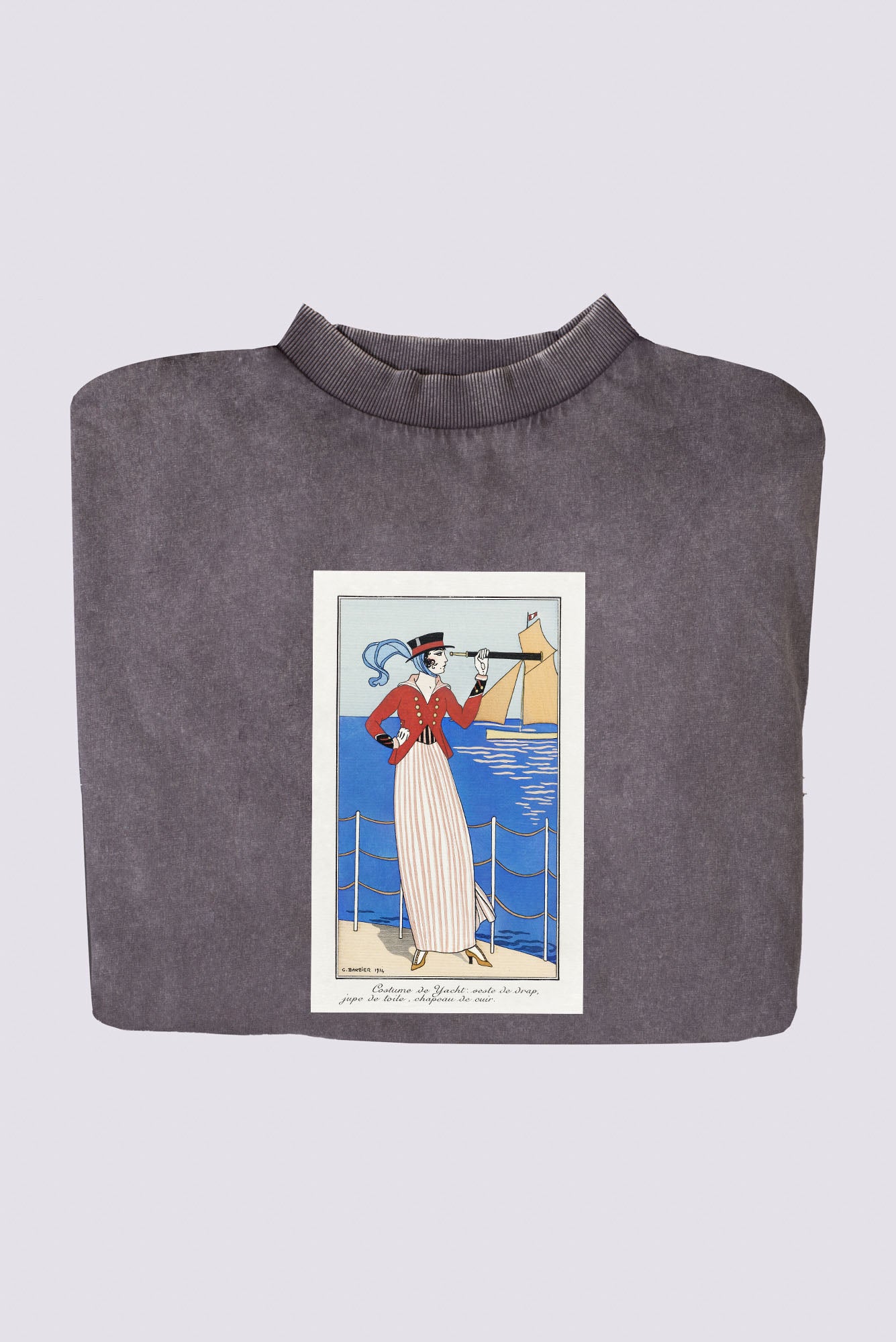 Hosszú női ruha ( George Barbier-  Costume de Yacht )