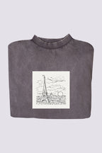 Hosszú női ruha (Leo Gestel - View of the Eiffel Tower in Paris)