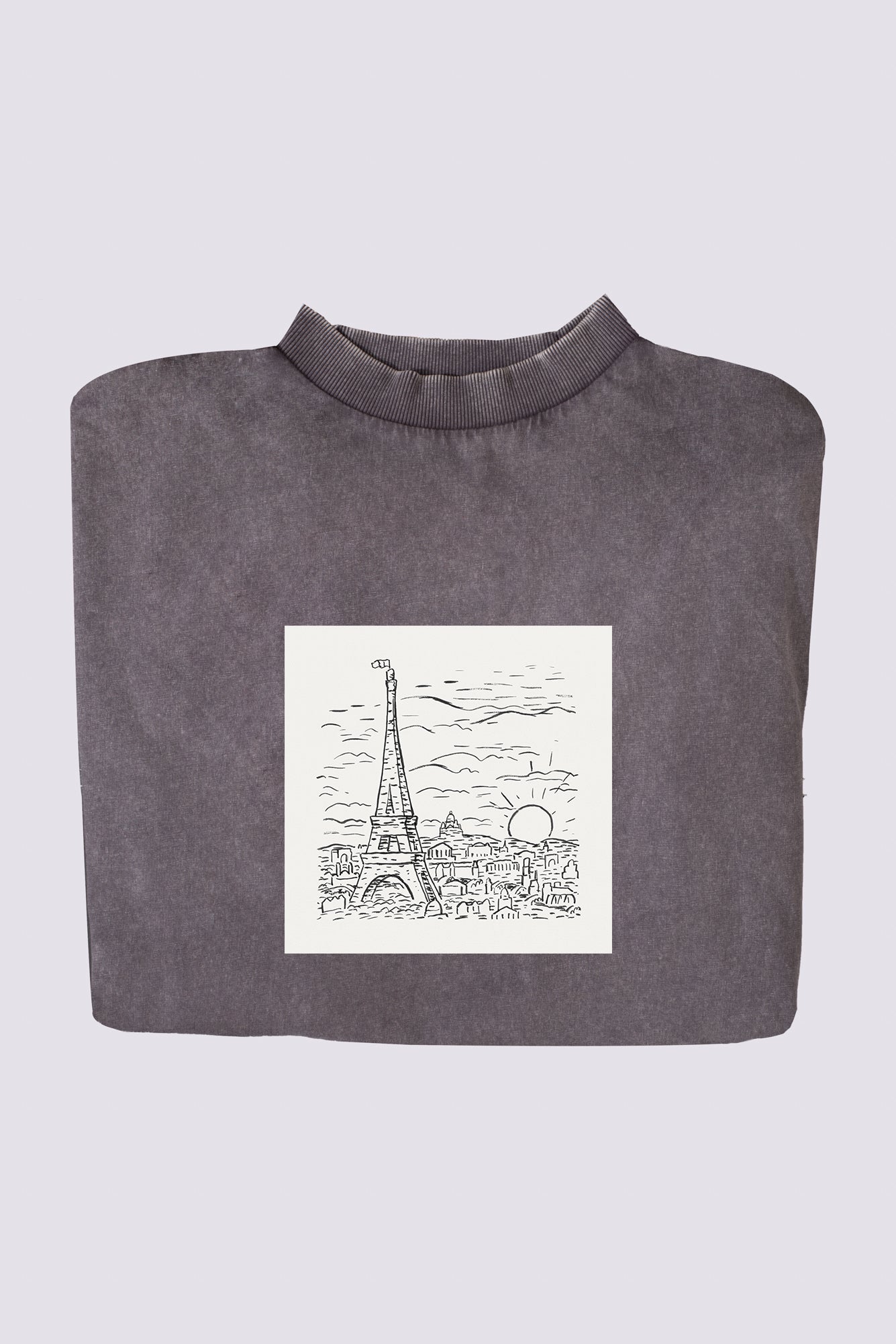 Hosszú női ruha (Leo Gestel - View of the Eiffel Tower in Paris)