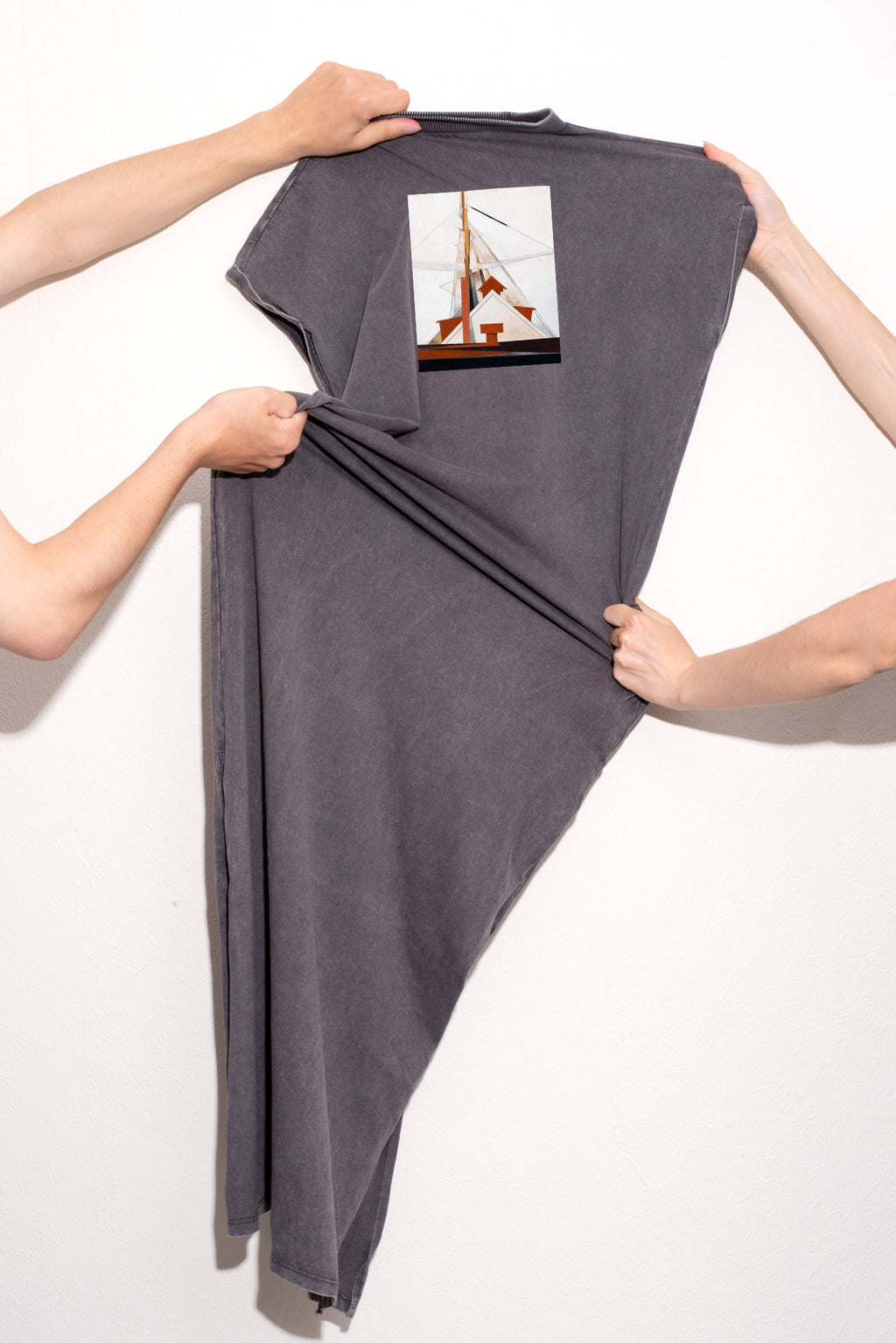 Hosszú női ruha (Charles Demuth - Chimneys, Ventilators)