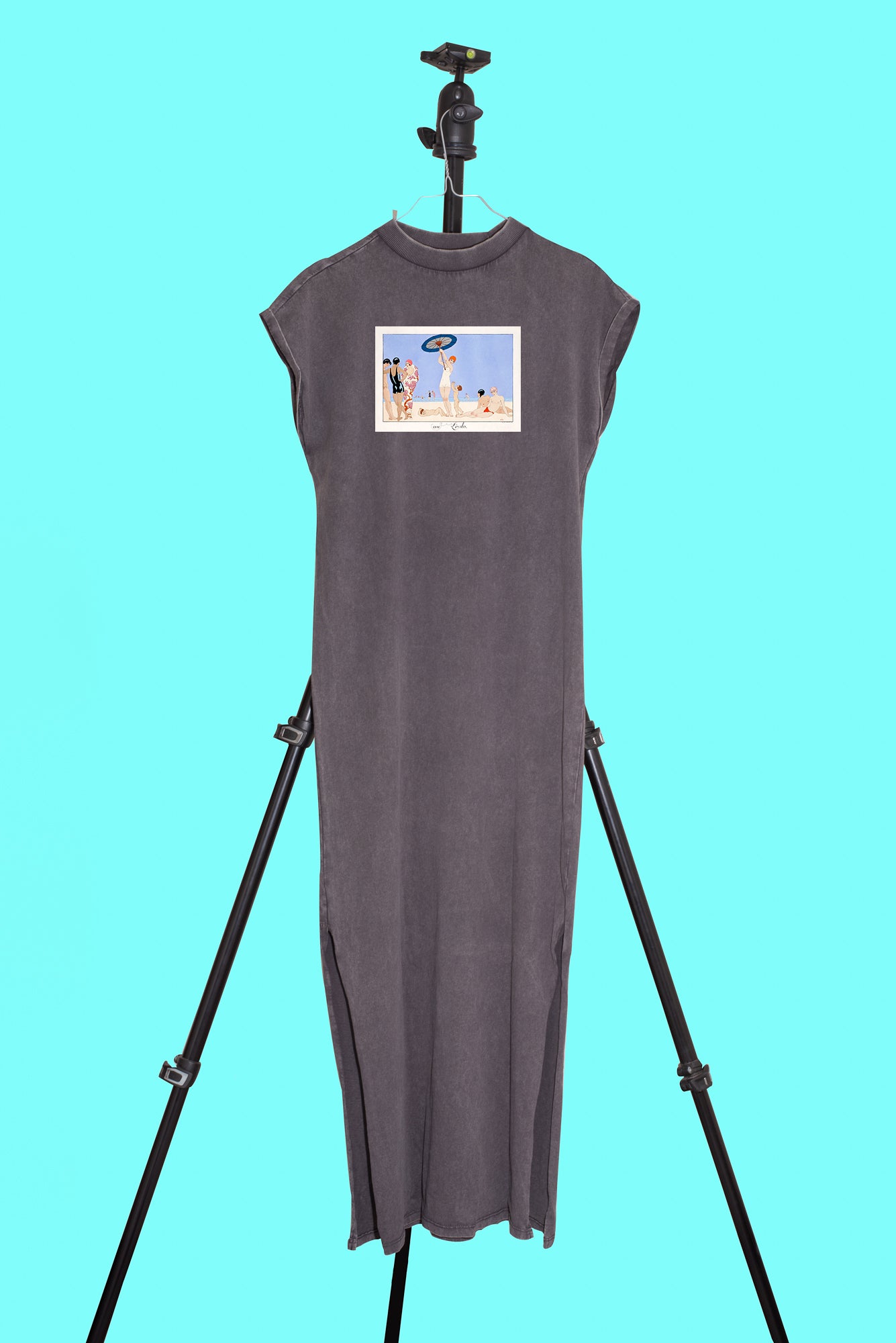 Hosszú női ruha (George Barbier - Au Lido)