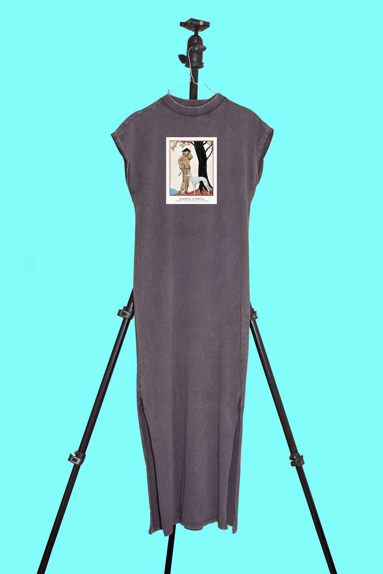 Hosszú női ruha (George Barbier - Symphonie Automnale)