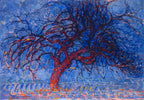 Hosszú ujjú póló (Piet Mondrian - The red tree)