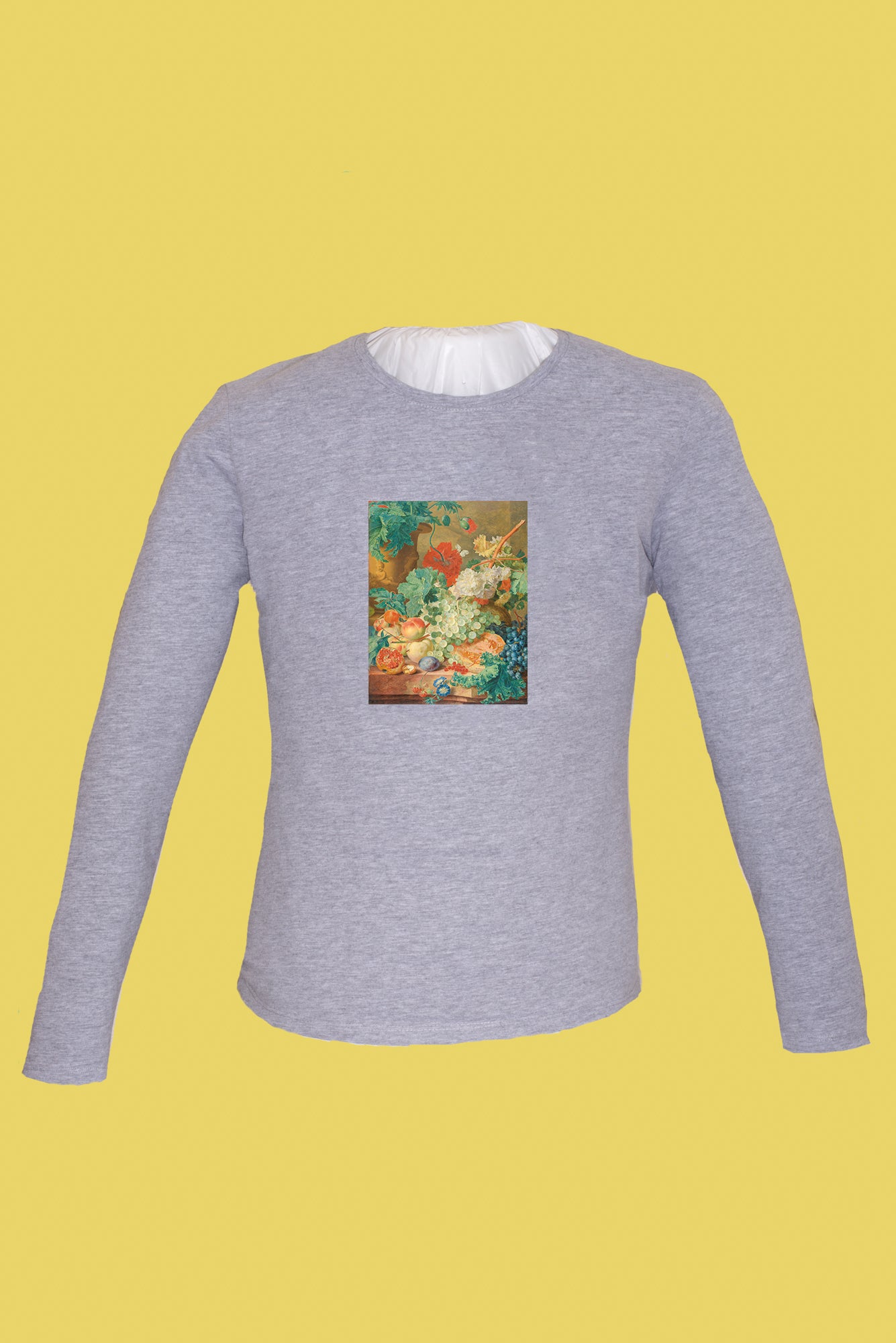 Hosszú ujjú póló (Jan van Huysum - Still Life with Flowers and Fruit)