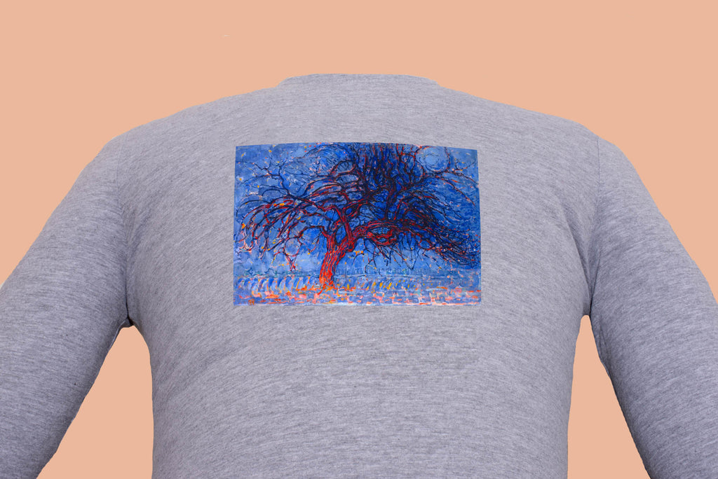 Hosszú ujjú póló (Piet Mondrian - The red tree)